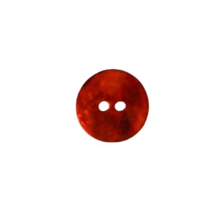 13mm pärlemorknapp röd