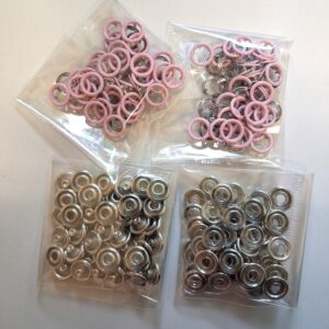 50st rosa 10mm jersey knappar