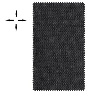 Bi elastiskt  mellanlägg 150cm bredd svart