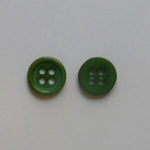 Dockknapp 8,5mm 4-håls grön