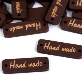 Handmade / Made with love etiketter