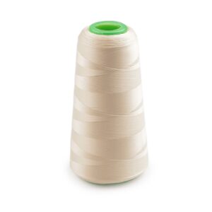 3000m elastisk overlocktråd cremé