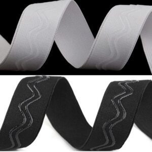 30mm antiglidresår med 2 Silicon strängar (vit och svart)