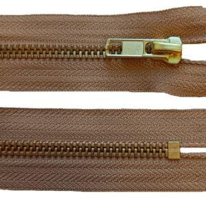Jeanslås 6 mm beige (10-20cm)