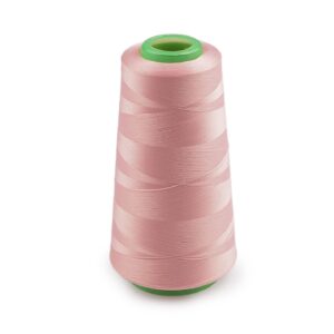 3000m elastisk overlocktråd ljusrosa