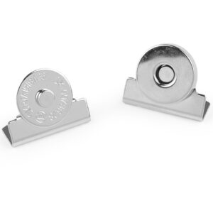 15mm magnetlås silver att fästa på kanten